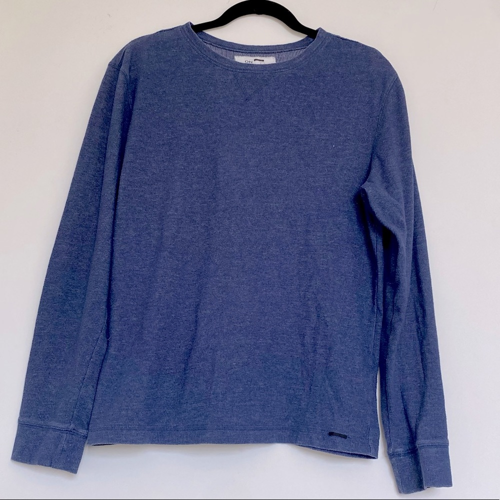 On The Byas Men’s Long Sleeve Shirt Size Medium Athleisure Sporty Lounge